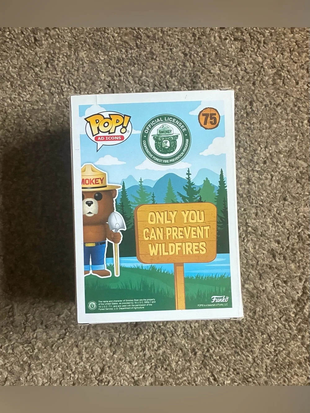 Smokey Bear Funko Pop! #75. Brand new in box. $15